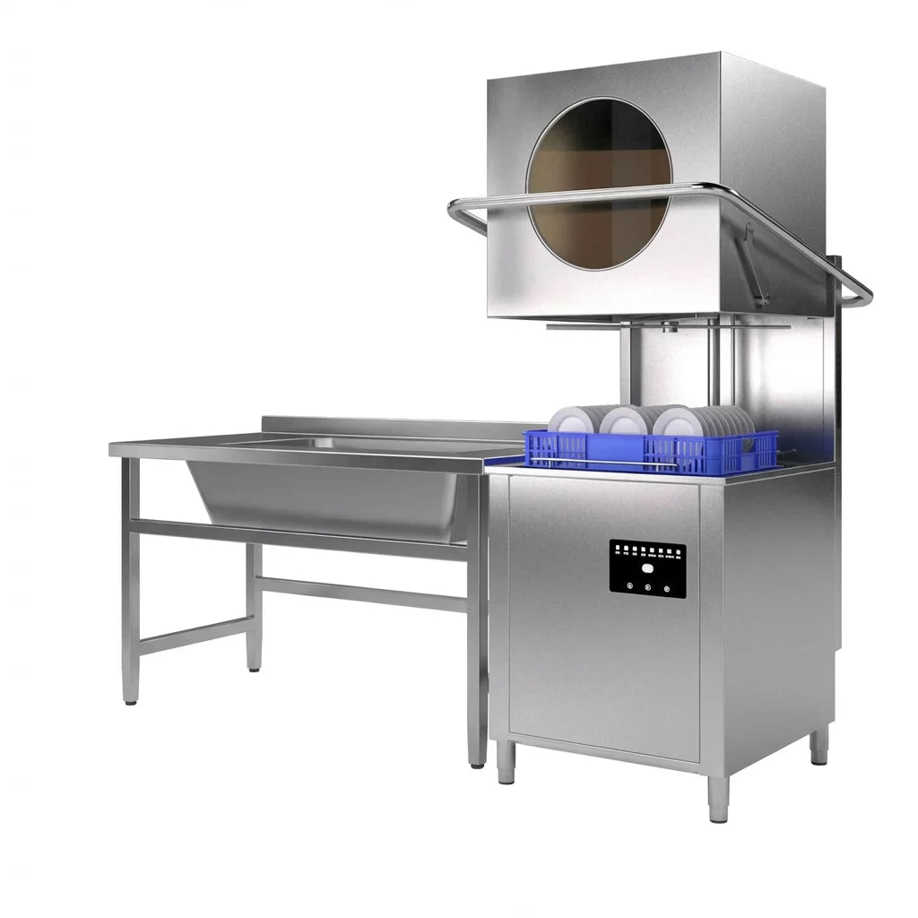 Professional Undercounter High-Temperature Dishwasher - NSF Certified Style